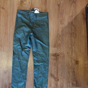 WOMENS JUST MILA BLACK LEGGINGS SZ XS *